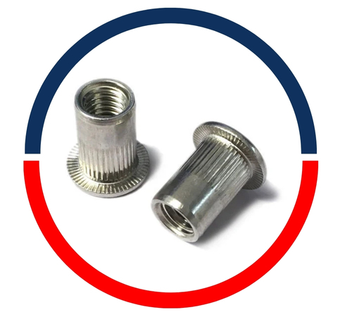 Tuerca de remache de acero inoxidable