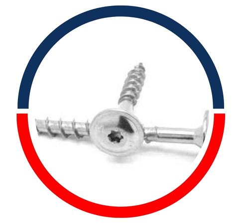 Tornillos para madera con cabeza de armadura SS 316 A4-80