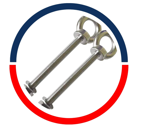 Pernos de ojo de acero inoxidable
