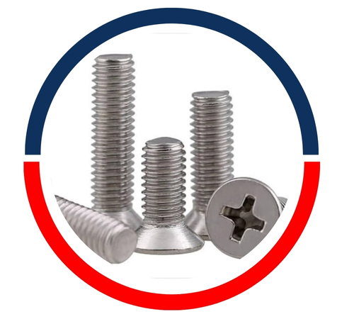 Tornillo de máquina avellanado