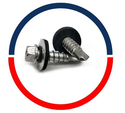 Tornillo Tek de acero inoxidable para techos