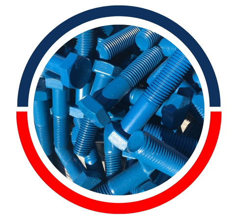 Pernos y tuercas recubiertos de PTFE