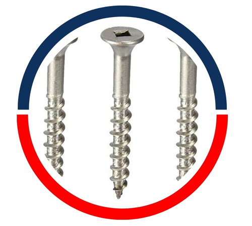 Tornillos para cubierta de acero inoxidable número 10 316